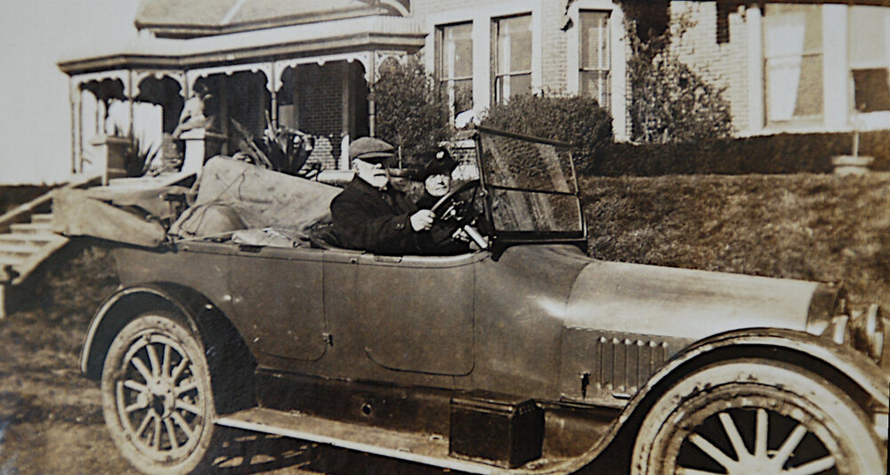 James and Margaret Taylor in Buick