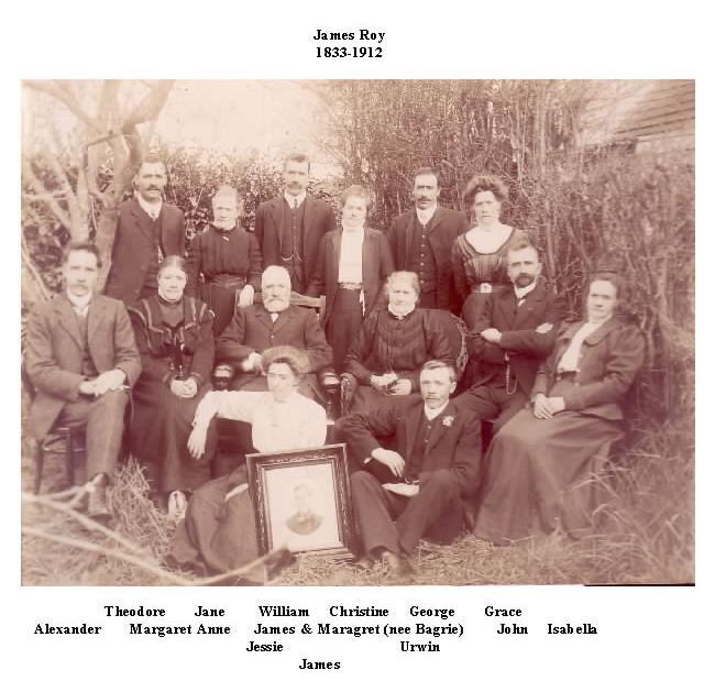 James and Margaret Roy and Family