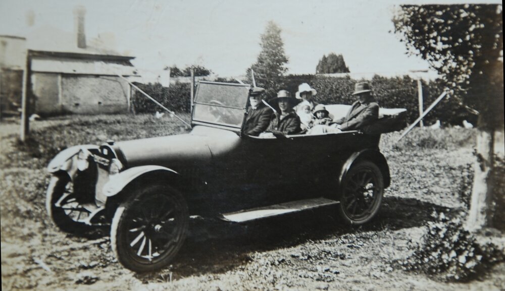 James Taylor and Family in Buick