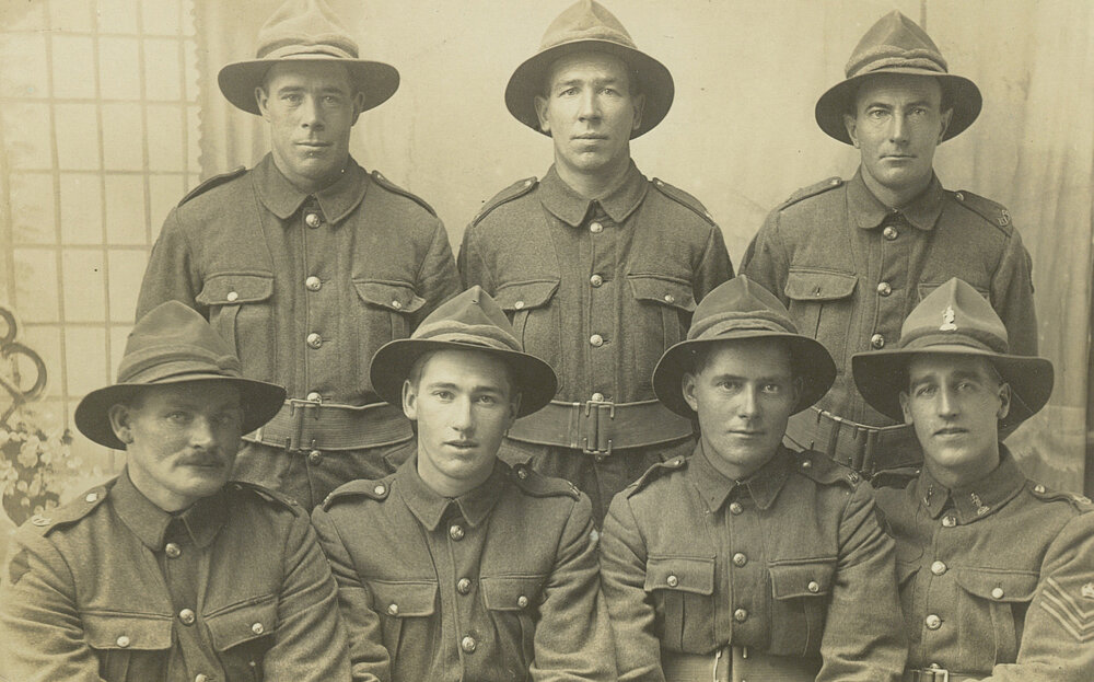 Three Taylors in World War One Uniform