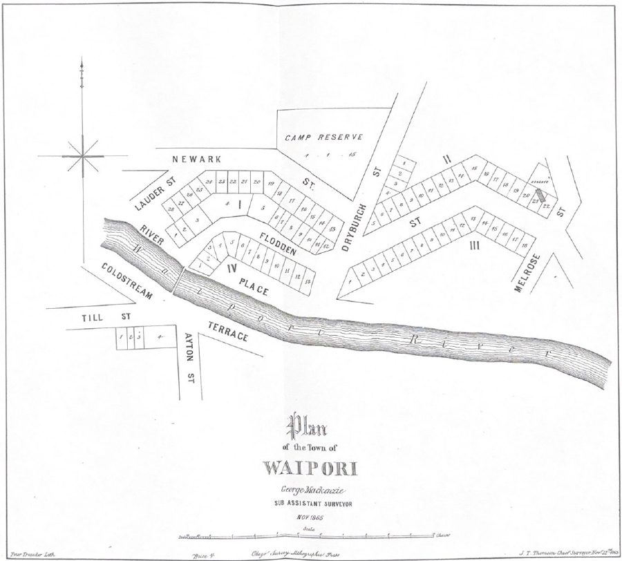 Waipori township 1865