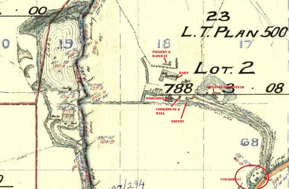Bill Taylor Lot2 Buildings Identified 1922
