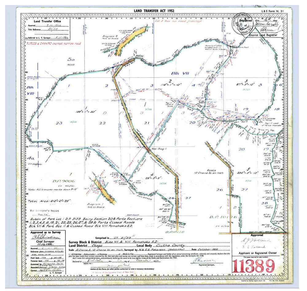 Imperial Colour Map of Ashley Downs, 1966