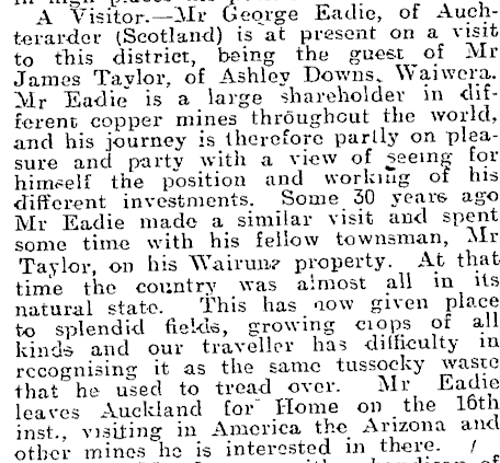 Mr Eadie Visitor