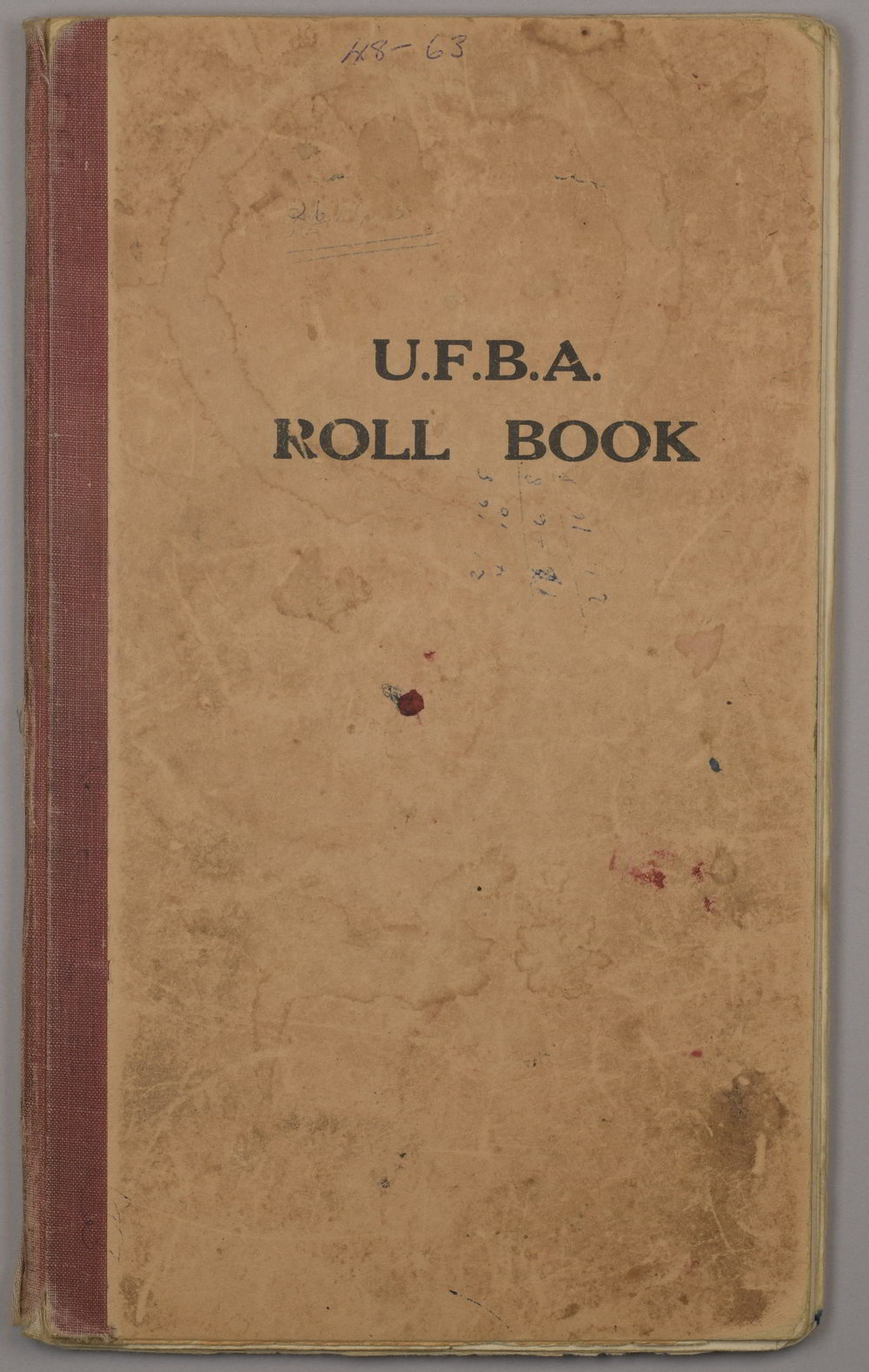 Attendance Book, Lawrence Volunteer Fire Brigade 1948-1962