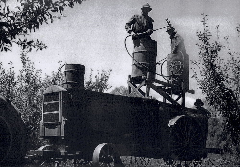 Spraying Martin Orchard Beaumont