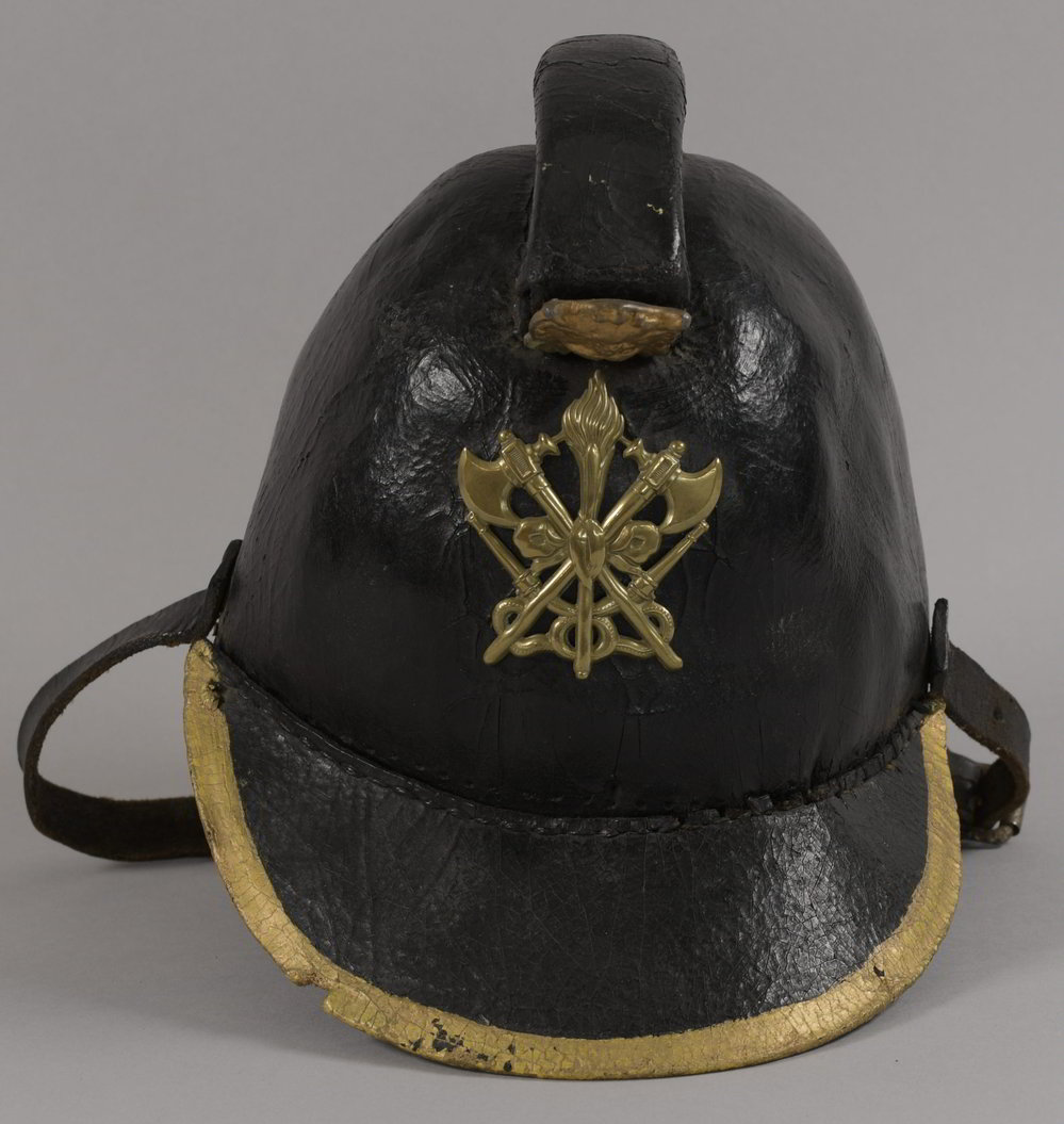 Leather Helmet, Lawrence Fire Brigade