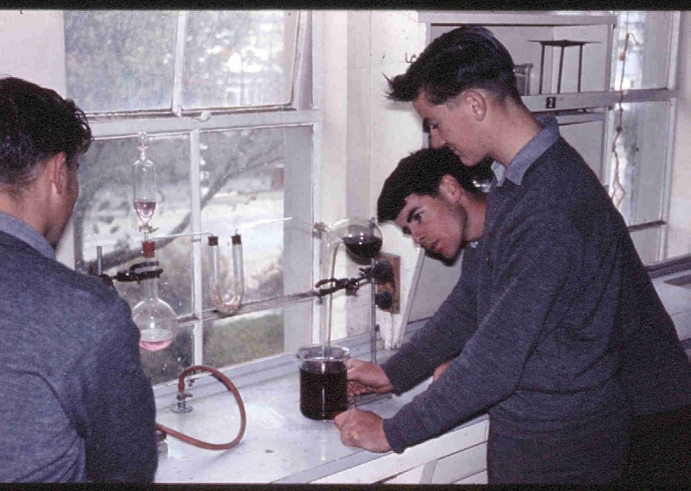 In the Lab, Tokomairiro District High School 1960s
