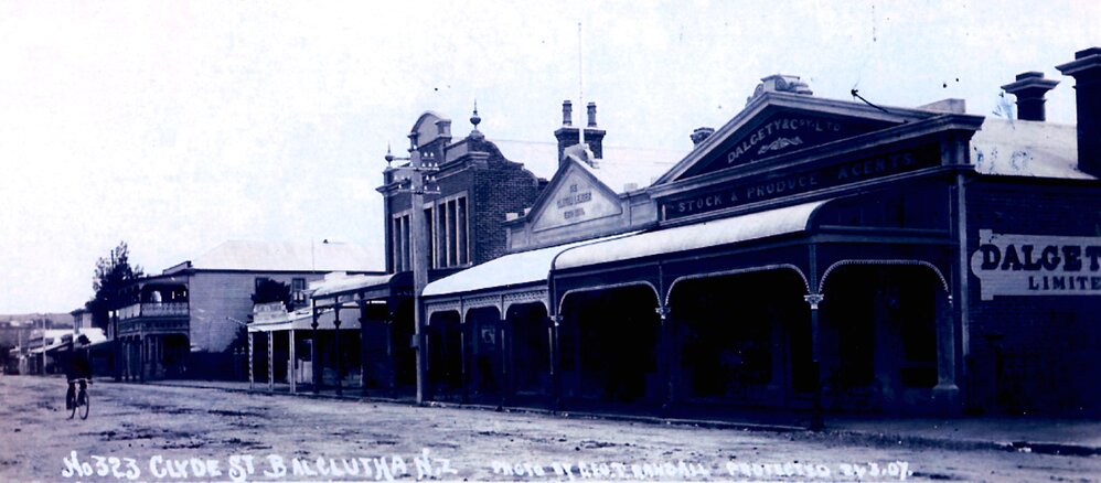 Photograph, Clyde St Balclutha 1907