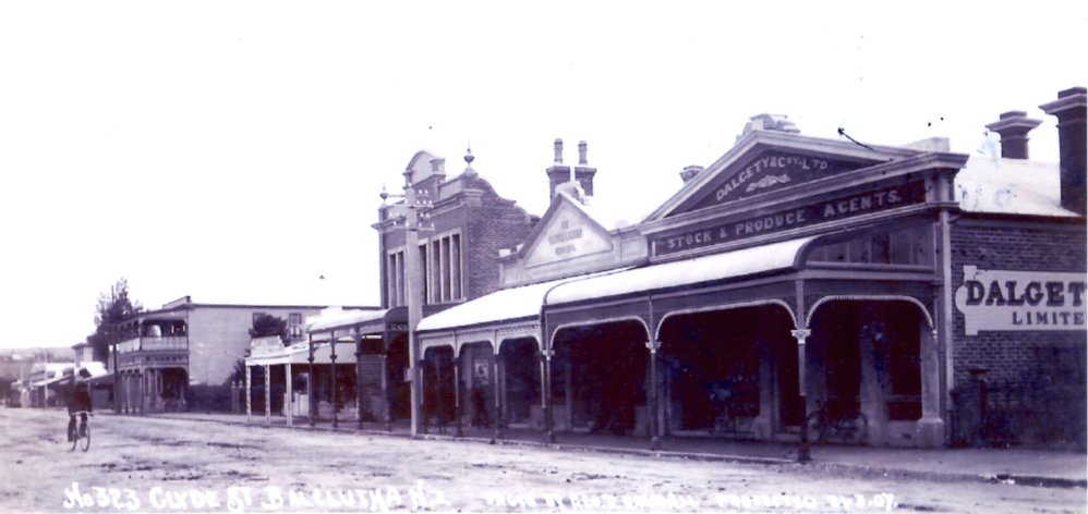 Photograph, Clyde St, Balclutha 1907