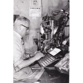 Bruce Herald Linotype Machine