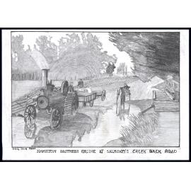 Hamilton Bros Engine at Salmond's Creek, Back Rd Milton