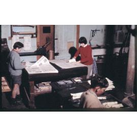 Youngsters assisting at Bruce Herald, 1960s