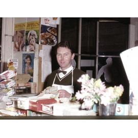 Jim Hand in his Milton Grocery Store