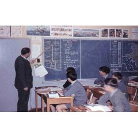 Keith Robertson teaches at Tokomairiro High, 1960s