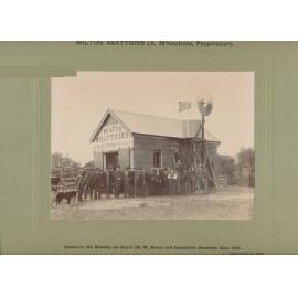 Opening of the Milton Abattoirs