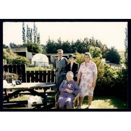 Albert William Cousins (Bert), Sharon Marie Cousins, Joyce Elizabeth Cousins (nee Thompson), Beatrice May Cousins (nee Hore)