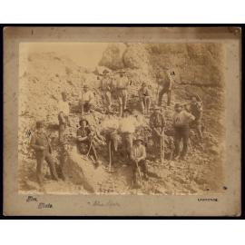 Goldminers at Blue Spur 