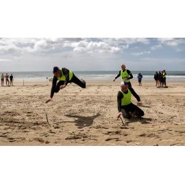 Beach Flags Fly High