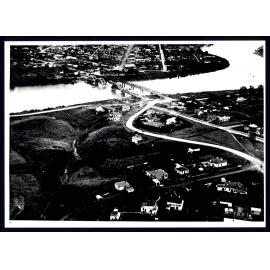 Photograph, Aerial showing Near Completion of Third Balclutha Bridge