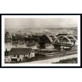 Photograph, Balclutha Bridge Spans Under Construction 