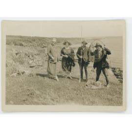 Photograph, Herb Jenks & Friends Fishing Tautuku