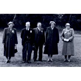 Mr Shearing and Family at 1958 Warepa School Centenary 