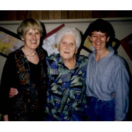 Alma Barrie, Eileen Dodds (nee Ayson), and Pauline Agnew