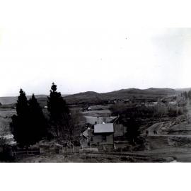 Waipori School with Dredge Behind 