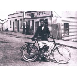 Willie Watson & his Alldays 2 1/2hp Motorcycle