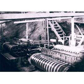 Gold Sorting Tables in Battery Building 