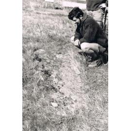 Logan McGhie Studies Grave of Robert Buchanan
