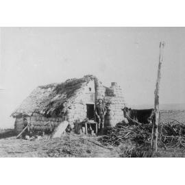 Ted Crabbe at his hut Dreavers, Anderson’s Creek trib Fiddlers Creek
