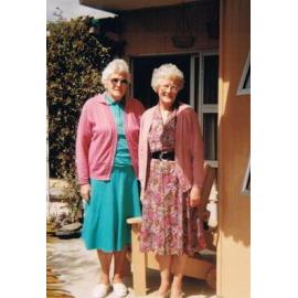 Rene Bloxham nee Gare and Valerie Bell nee Gare 