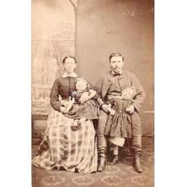 Tom Butler and Family, Waipori 