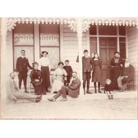 Margaret and Robert Cotton with Family, Waipori