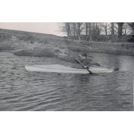 Dick Brasier getting up Speed 