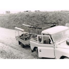 Transporting Rocks for Track, Lake Mahinerangi