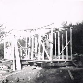 Terry and Dick Building Pick 'n' Shovel Hut 