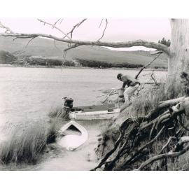 Two Sunk Boats, Lake Mahinerangi