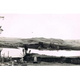 Waipori Cemetery looking over Lake Mahinerangi