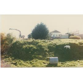 Day 1 P. McPherson's Excavator, Tapanui Community Centre