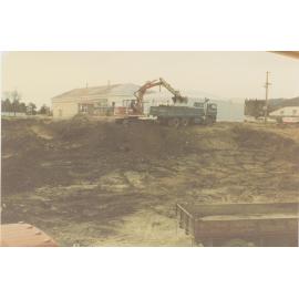 Loading of Bill Linklater's Truck, Tapanui Community Centre 