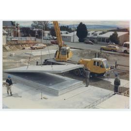 Lifting Wall Slabs, West Otago Community Centre