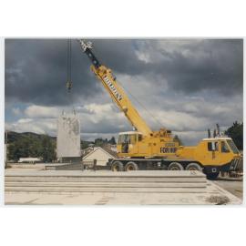 Lifting Back Stairwell Panels, West Otago Community Centre
