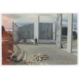 Looking North to Workshop and Stage, West Otago Community Centre 