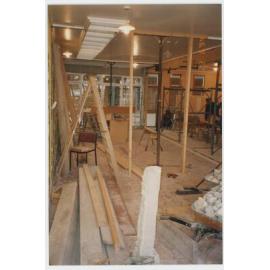 Support Beams Tapanui Library Redevelopement c.1994