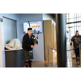 Piper Donald Wilson plays with the Karaka