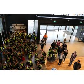 Students Gather for Powhiri