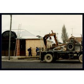 Stewart St and Back Walls, Balclutha Library Extension 1993